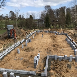støbning af fundament Grindsted