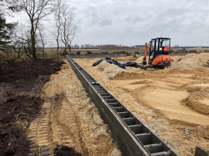 støbning af fundament Billund